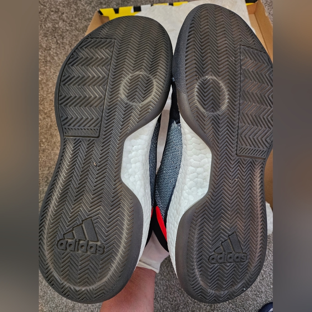 Adidas Marquee Boost Basketball Black/White - Picture 4 of 5